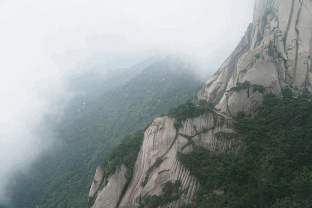 冬天的天柱山也是一個冰雪王國